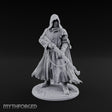 Rifle Lowering Human Cultist Miniature for Dungeons and Dragons, Pathfinder or other TTRPGs