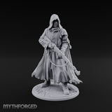 Rifle Lowering Human Cultist Miniature for Dungeons and Dragons, Pathfinder or other TTRPGs