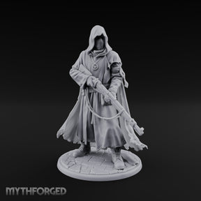 Rifle Lowering Human Cultist Miniature for Dungeons and Dragons, Pathfinder or other TTRPGs