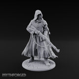 Rifle Lowering Human Cultist Miniature for Dungeons and Dragons, Pathfinder or other TTRPGs