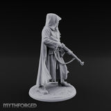Rifle Lowering Human Cultist Miniature for Dungeons and Dragons, Pathfinder or other TTRPGs