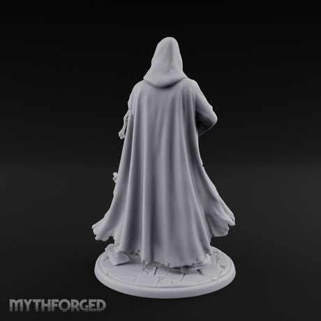 Rifle Lowering Human Cultist Miniature for Dungeons and Dragons, Pathfinder or other TTRPGs
