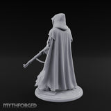 Rifle Lowering Human Cultist Miniature for Dungeons and Dragons, Pathfinder or other TTRPGs