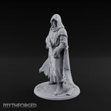 Rifle Lowering Human Cultist Miniature for Dungeons and Dragons, Pathfinder or other TTRPGs