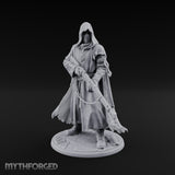 Rifle Lowering Human Cultist Miniature for Dungeons and Dragons, Pathfinder or other TTRPGs
