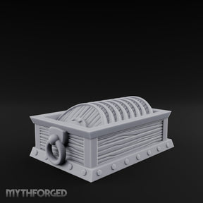 Ring-Handled Rivet-Footed Rope Storage Crate
