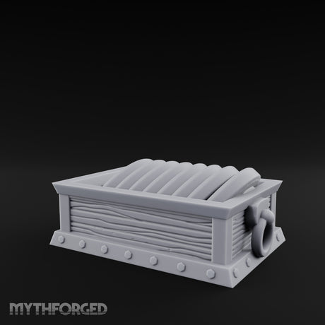 Ring-Handled Rivet-Footed Rope Storage Crate gallery 7