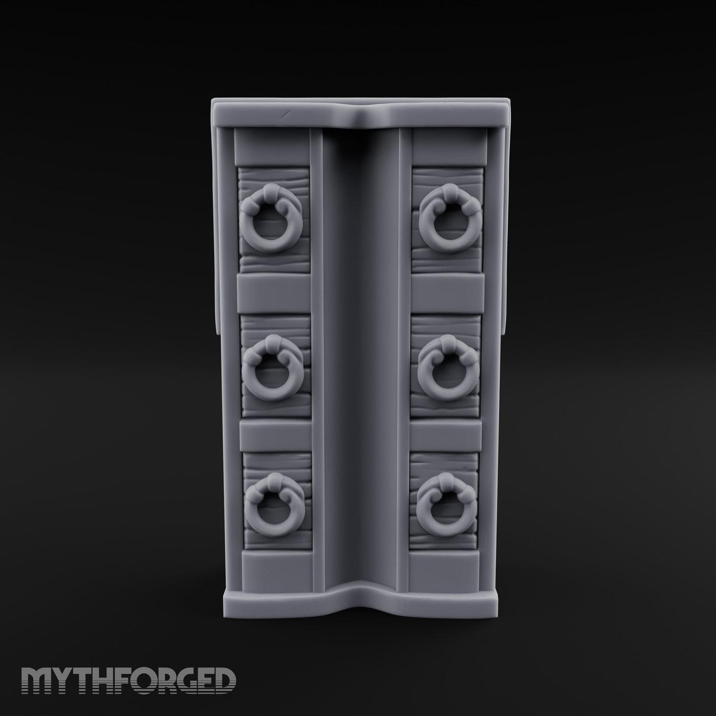 Ring-Handled Six-Drawer Noble Dresser Miniature for Dungeons and Dragons, Pathfinder or other TTRPGs