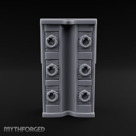 Ring-Handled Six-Drawer Noble Dresser Miniature for Dungeons and Dragons, Pathfinder or other TTRPGs