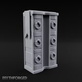 Ring-Handled Six-Drawer Noble Dresser Miniature for Dungeons and Dragons, Pathfinder or other TTRPGs
