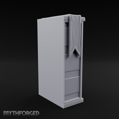 Ring-Handled Six-Drawer Noble Dresser Miniature for Dungeons and Dragons, Pathfinder or other TTRPGs