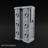 Ring-Handled Six-Drawer Noble Dresser Miniature for Dungeons and Dragons, Pathfinder or other TTRPGs
