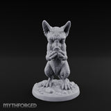 Ring Inspecting Tabaxi Familiar Miniature for Dungeons and Dragons, Pathfinder or other TTRPGs