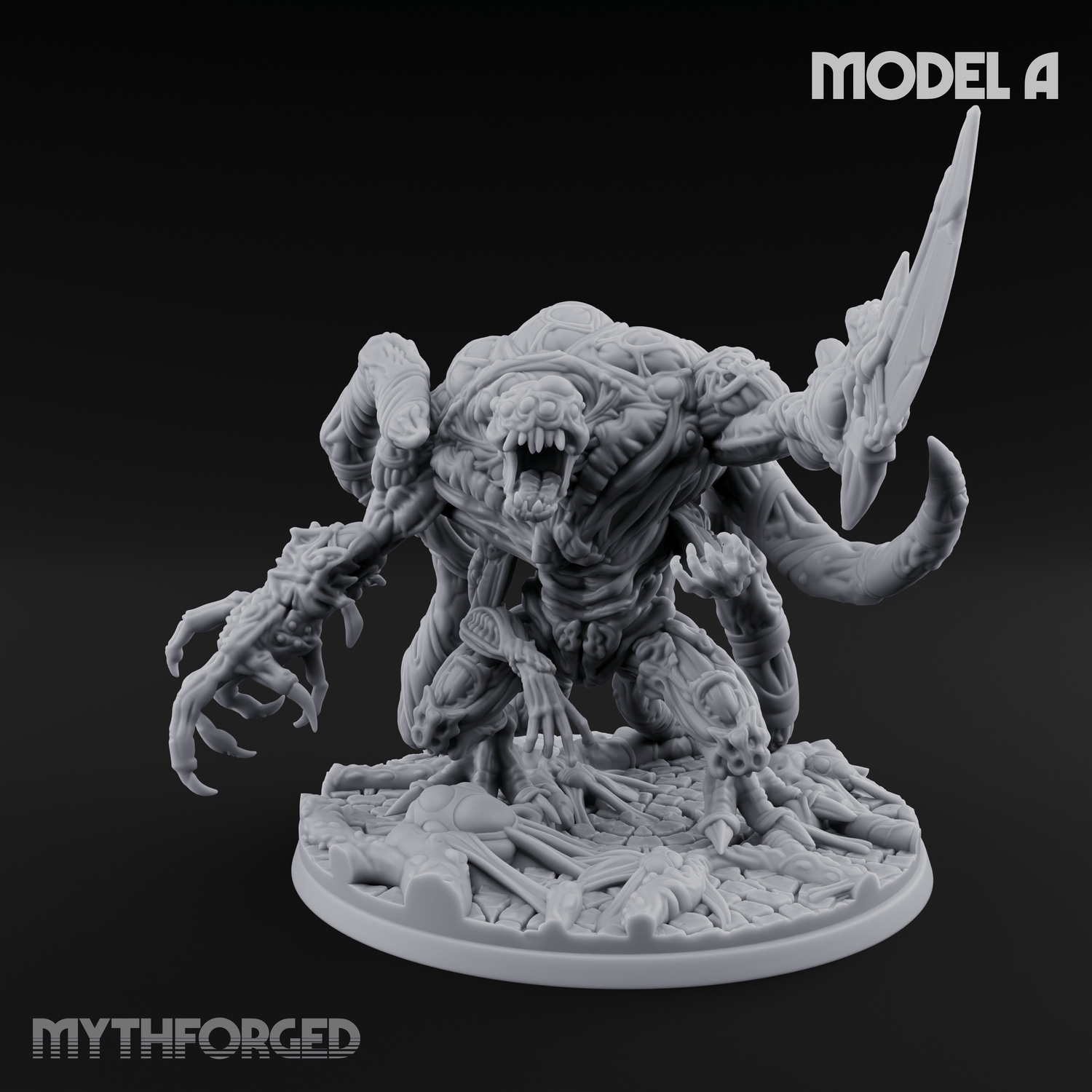 Fangs Dripping Menace Star Spawn Manglers Miniature for Dungeons and Dragons, Pathfinder or other TTRPGs