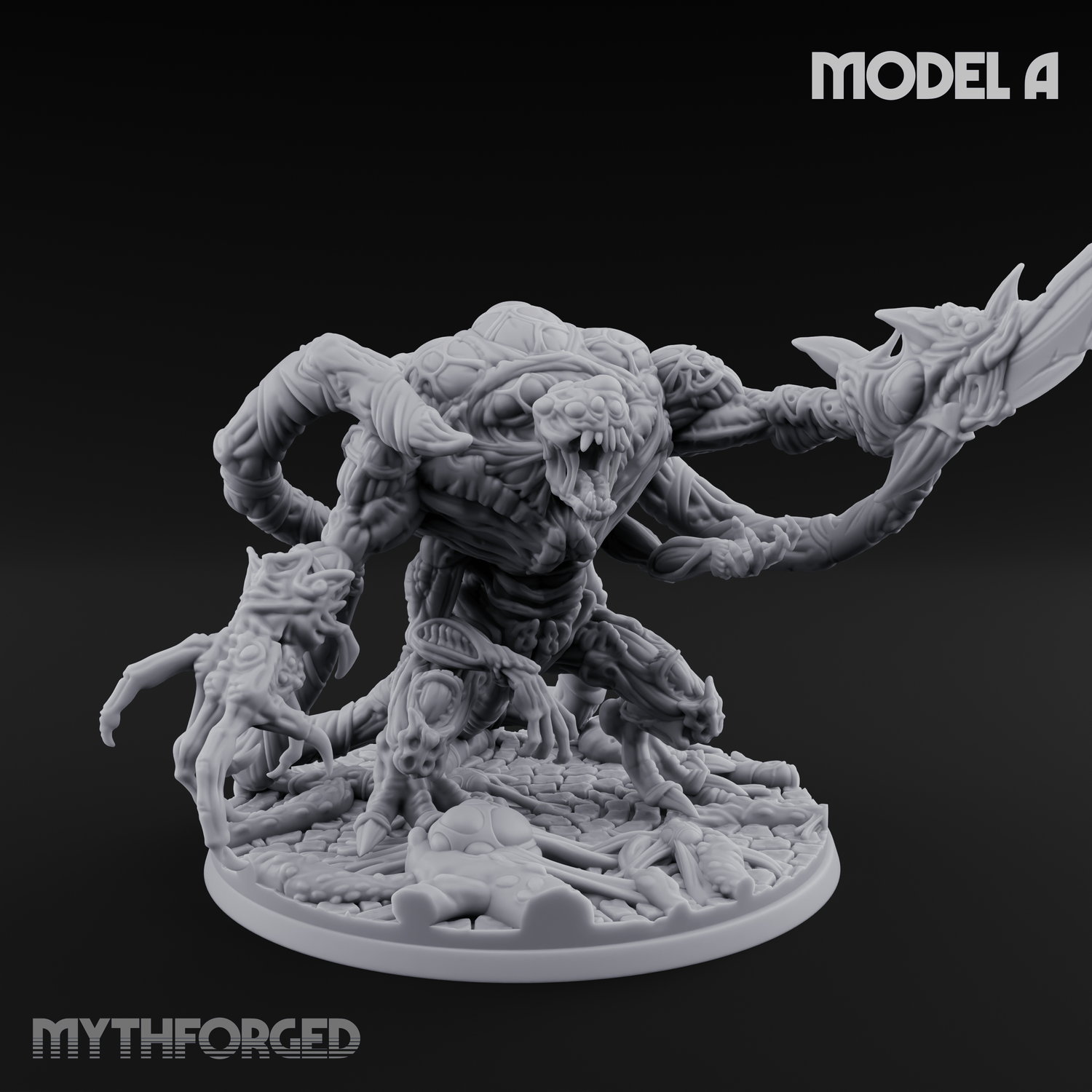 Fangs Dripping Menace Star Spawn Manglers Miniature for Dungeons and Dragons, Pathfinder or other TTRPGs