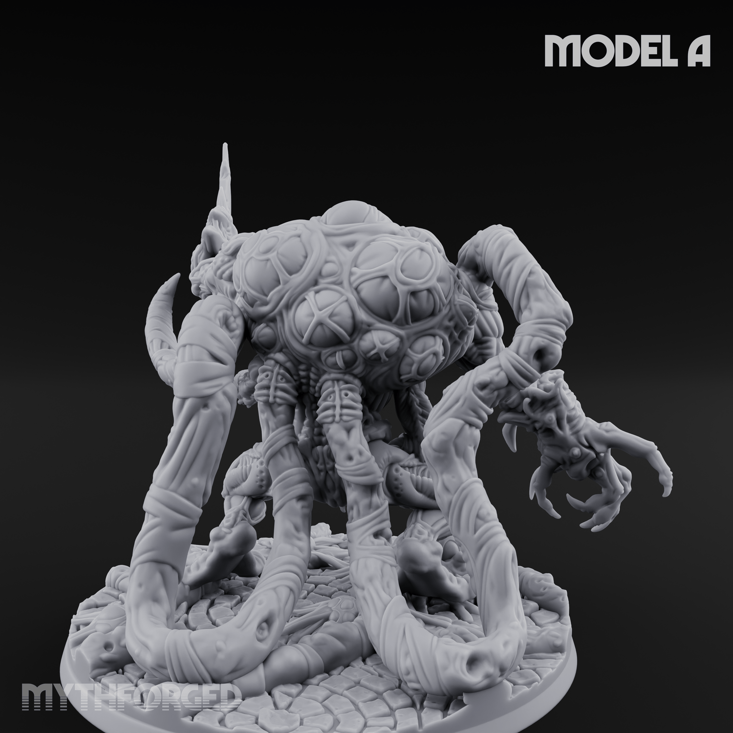 Fangs Dripping Menace Star Spawn Manglers A Miniature for Dungeons and Dragons, Pathfinder or other TTRPGs
