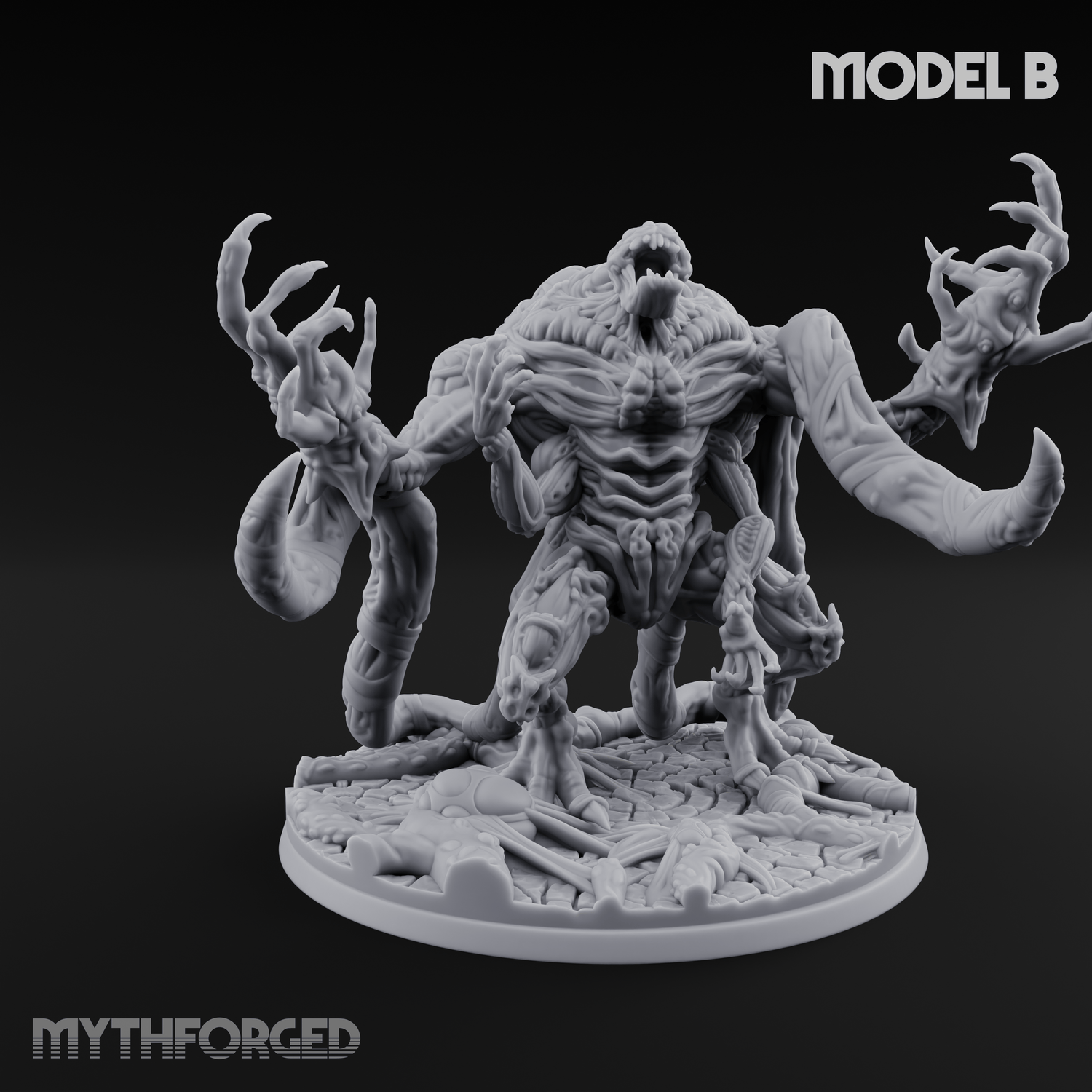 Fangs Dripping Menace Star Spawn Manglers B Miniature for Dungeons and Dragons, Pathfinder or other TTRPGs