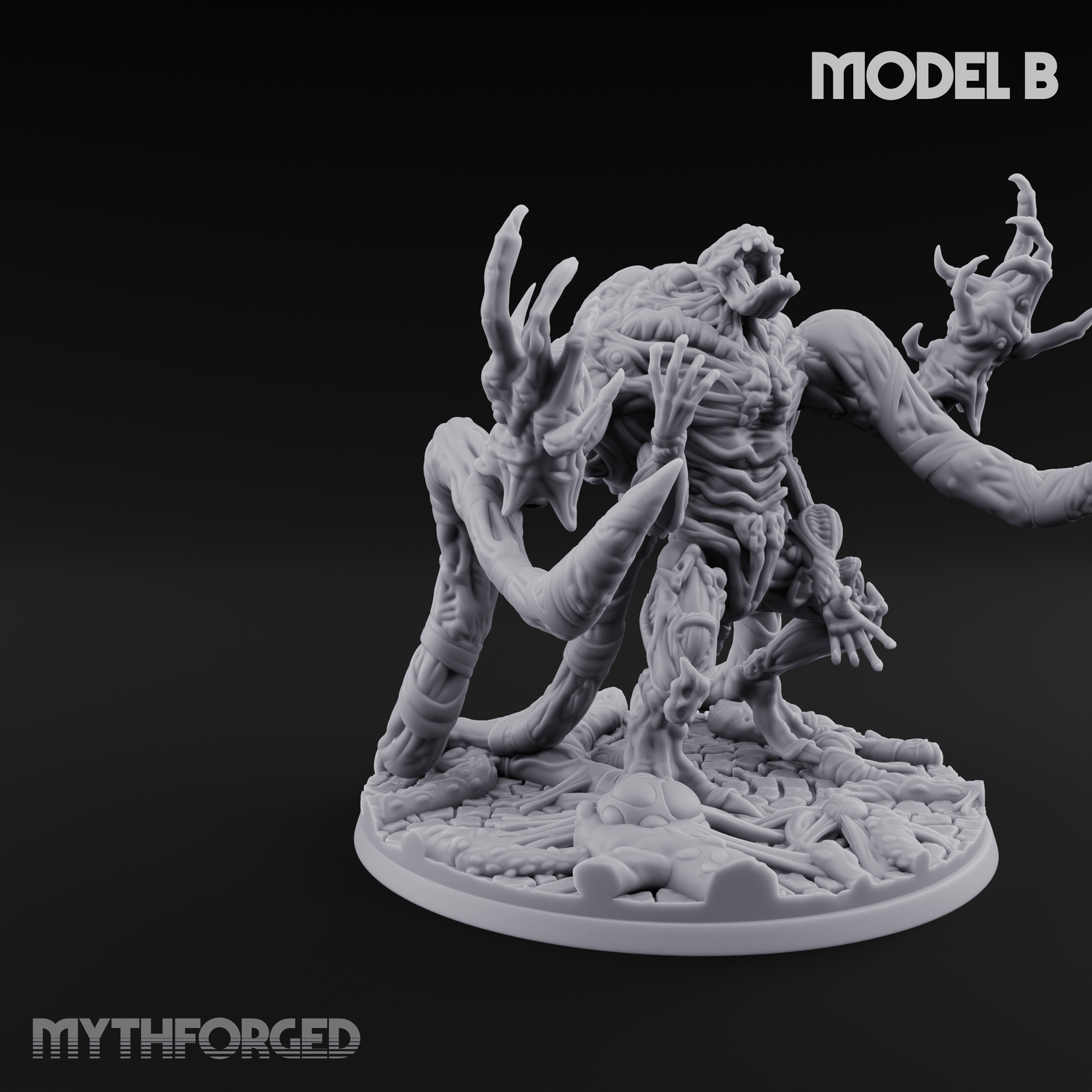 Fangs Dripping Menace Star Spawn Manglers B Miniature for Dungeons and Dragons, Pathfinder or other TTRPGs