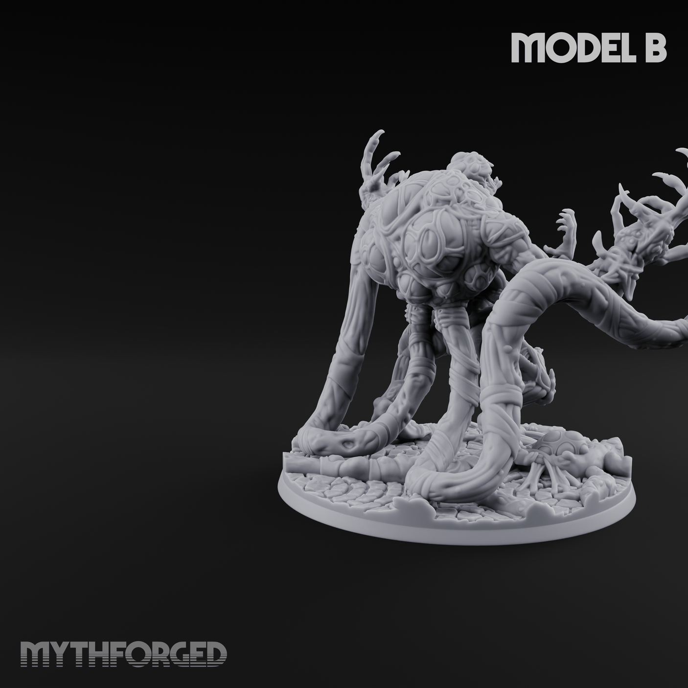 Fangs Dripping Menace Star Spawn Manglers B Miniature for Dungeons and Dragons, Pathfinder or other TTRPGs