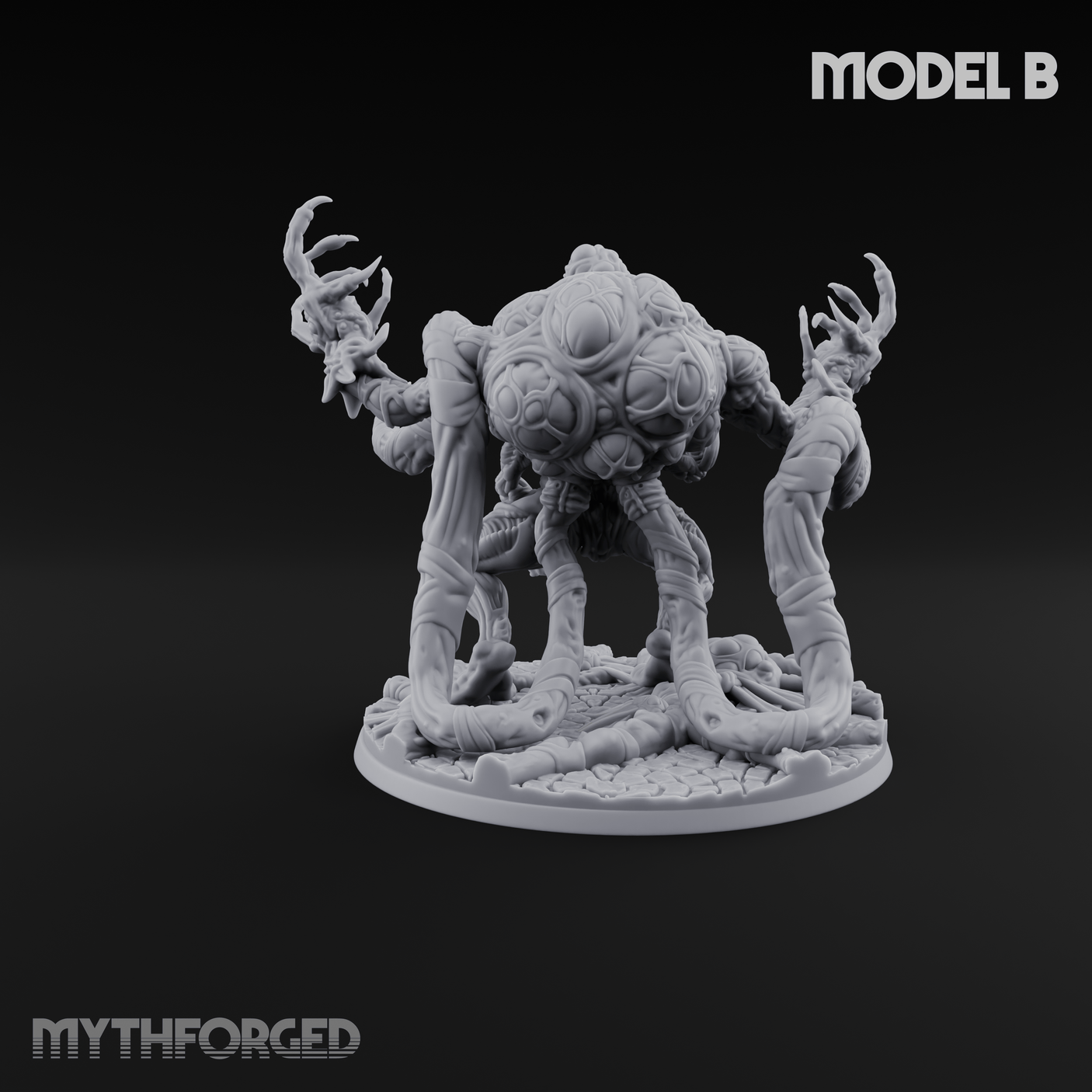 Fangs Dripping Menace Star Spawn Manglers B Miniature for Dungeons and Dragons, Pathfinder or other TTRPGs