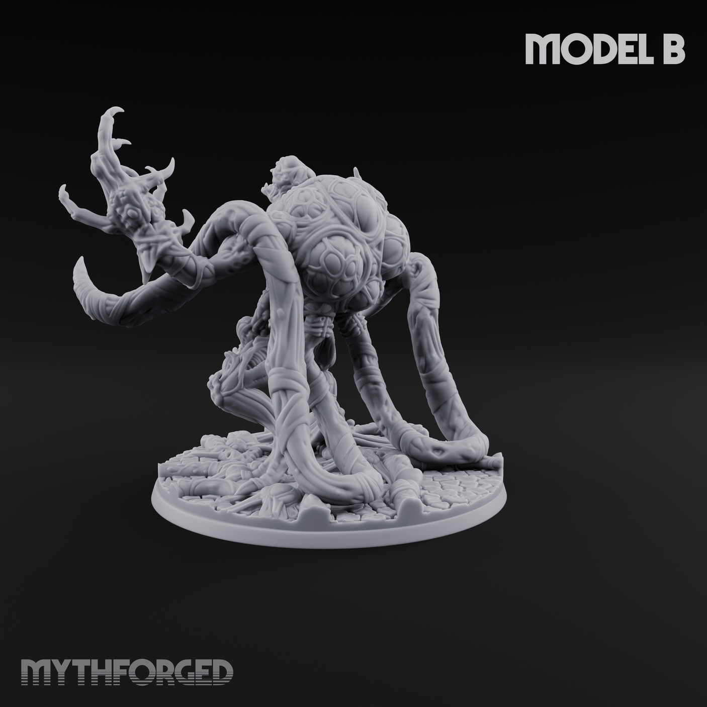 Fangs Dripping Menace Star Spawn Manglers B Miniature for Dungeons and Dragons, Pathfinder or other TTRPGs
