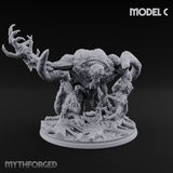 Fangs Dripping Menace Star Spawn Manglers C Miniature for Dungeons and Dragons, Pathfinder or other TTRPGs