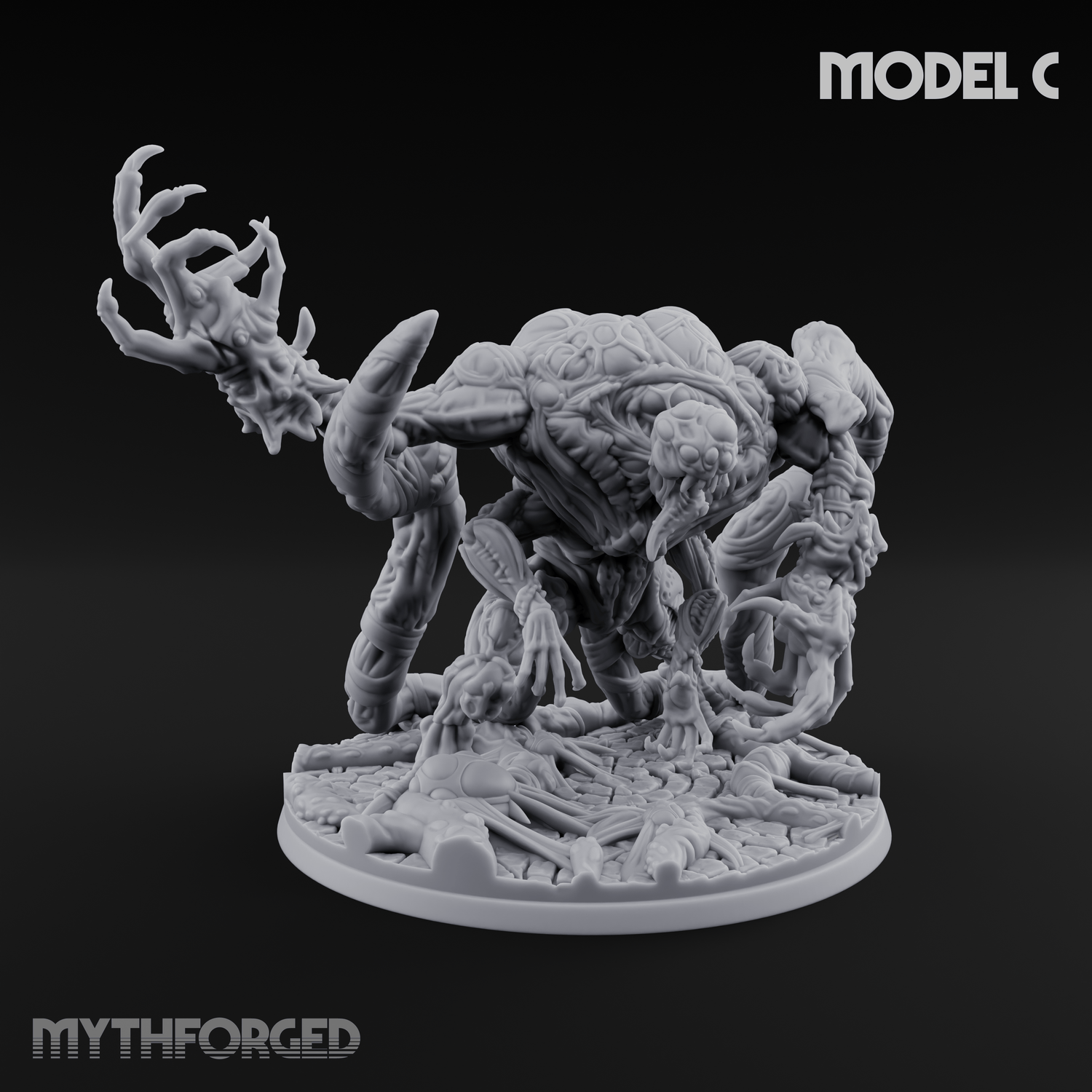 Fangs Dripping Menace Star Spawn Manglers Miniature for Dungeons and Dragons, Pathfinder or other TTRPGs