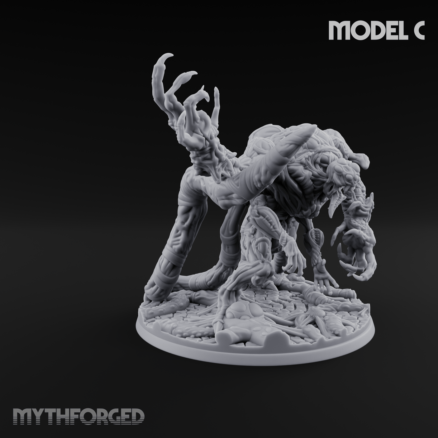 Fangs Dripping Menace Star Spawn Manglers Miniature for Dungeons and Dragons, Pathfinder or other TTRPGs
