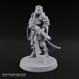 Robed Rifle Cradling Human Sniper Priestess — Gasmask