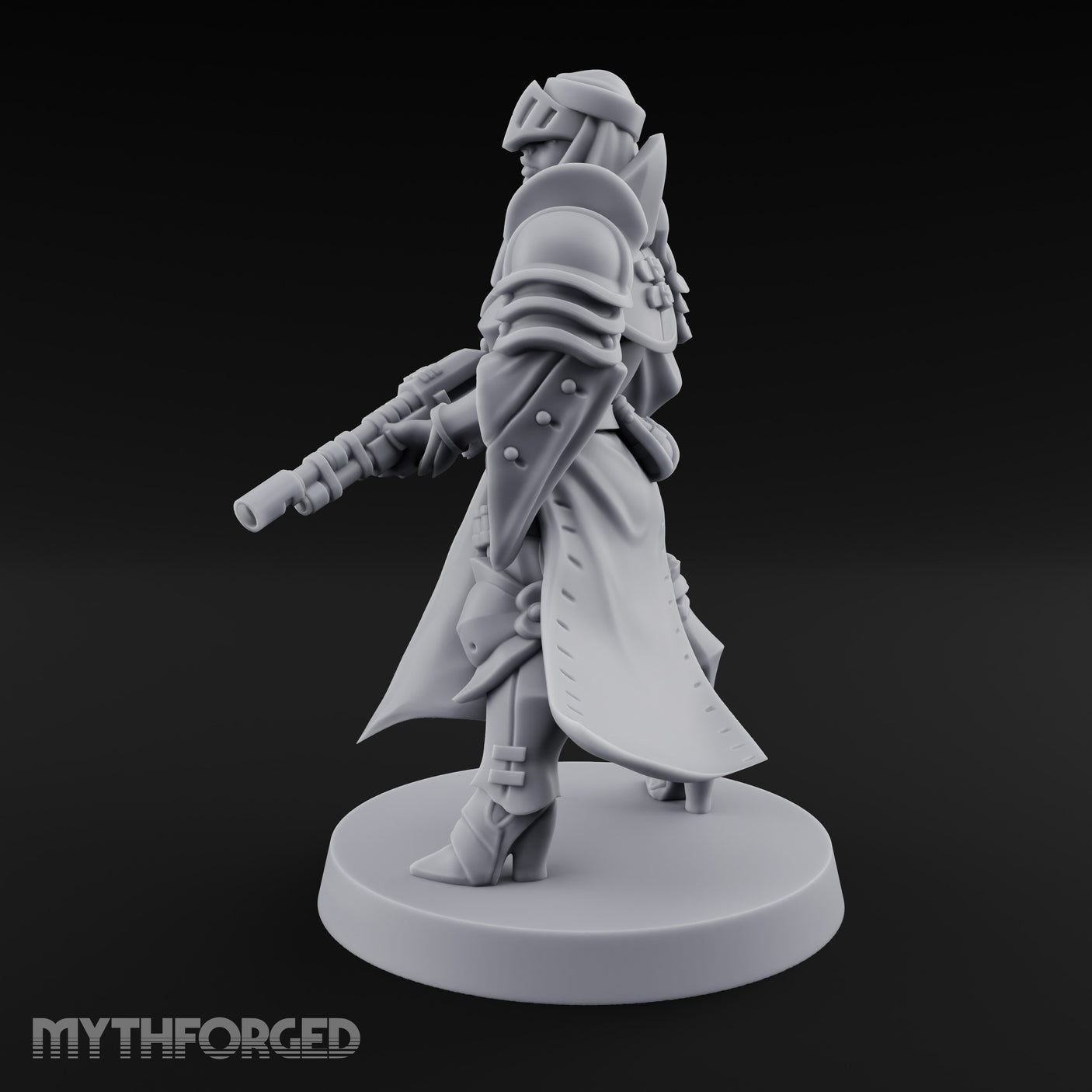 Robed Rifle Cradling Human Sniper Priestess gallery 14
