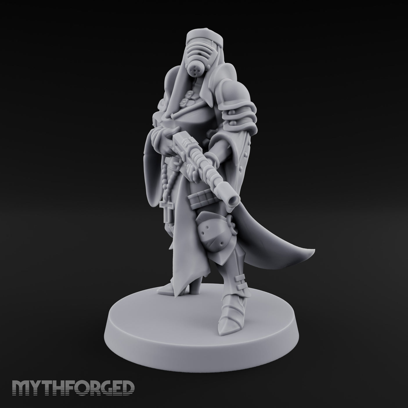 Robed Rifle Cradling Human Sniper Priestess gallery 17