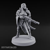 Robed Rifle Cradling Human Sniper Priestess gallery 3