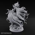 Robes Billowing Reaching Yuki-onna Miniature for Dungeons and Dragons, Pathfinder or other TTRPGs