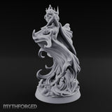 Robes Billowing Reaching Yuki-onna Miniature for Dungeons and Dragons, Pathfinder or other TTRPGs