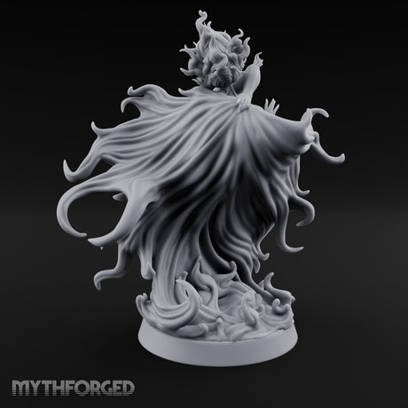 Robes Billowing Reaching Yuki-onna Miniature for Dungeons and Dragons, Pathfinder or other TTRPGs