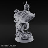 Robes Billowing Reaching Yuki-onna Miniature for Dungeons and Dragons, Pathfinder or other TTRPGs
