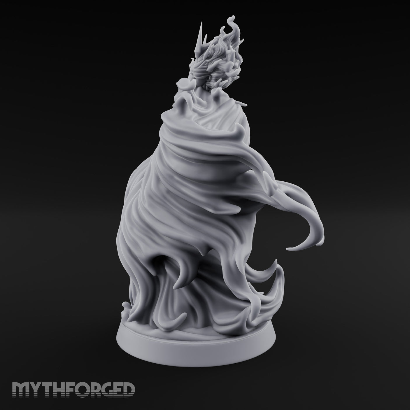 Robes Billowing Reaching Yuki-onna Miniature for Dungeons and Dragons, Pathfinder or other TTRPGs
