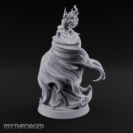 Robes Billowing Reaching Yuki-onna Miniature for Dungeons and Dragons, Pathfinder or other TTRPGs