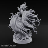 Robes Billowing Reaching Yuki-onna Miniature for Dungeons and Dragons, Pathfinder or other TTRPGs