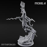 Robes Trailing Lich Shaman A Miniature for Dungeons and Dragons, Pathfinder or other TTRPGs