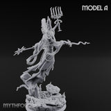 Robes Trailing Lich Shaman A Miniature for Dungeons and Dragons, Pathfinder or other TTRPGs