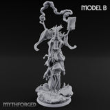 Robes Trailing Lich Shaman B Miniature for Dungeons and Dragons, Pathfinder or other TTRPGs