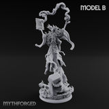 Robes Trailing Lich Shaman B Miniature for Dungeons and Dragons, Pathfinder or other TTRPGs