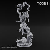 Robes Trailing Lich Shaman B Miniature for Dungeons and Dragons, Pathfinder or other TTRPGs
