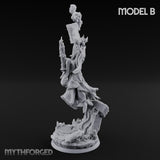 Robes Trailing Lich Shaman B Miniature for Dungeons and Dragons, Pathfinder or other TTRPGs