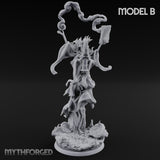 Robes Trailing Lich Shaman B Miniature for Dungeons and Dragons, Pathfinder or other TTRPGs