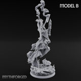 Robes Trailing Lich Shaman B Miniature for Dungeons and Dragons, Pathfinder or other TTRPGs