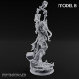 Robes Trailing Lich Shaman B Miniature for Dungeons and Dragons, Pathfinder or other TTRPGs
