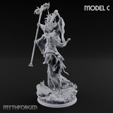 Robes Trailing Lich Shaman C Miniature for Dungeons and Dragons, Pathfinder or other TTRPGs