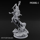 Robes Trailing Lich Shaman C Miniature for Dungeons and Dragons, Pathfinder or other TTRPGs